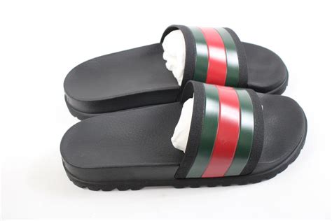 men's gucci slides size 10.